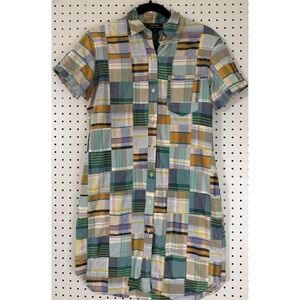 lauren ralph lauren madras dress plaid Women's Dress Plaid Y2K M